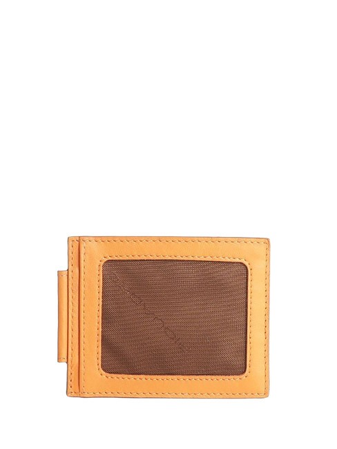 URBAN Leather credit card holder ORANGE - Men’s Wallets