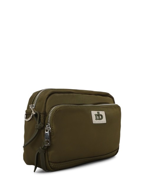 GLORIA Small shoulder bag with pocket military green - Women’s Bags
