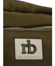ROCCOBAROCCO GLORIA Small shoulder bag with pocket military green - Women’s Bags - 3