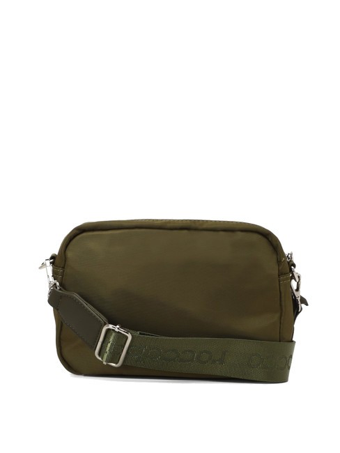 GLORIA Small shoulder bag with pocket military green - Women’s Bags