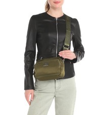 ROCCOBAROCCO GLORIA Small shoulder bag with pocket military green - Women’s Bags - 6