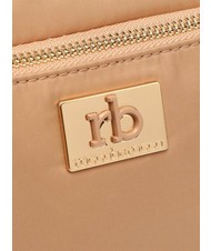 ROCCOBAROCCO GLORIA Small shoulder bag with pocket beige - Women’s Bags - 3