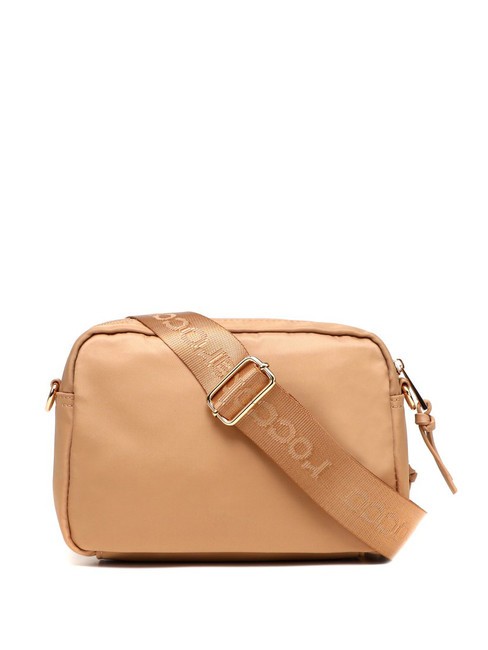 GLORIA Small shoulder bag with pocket beige - Women’s Bags
