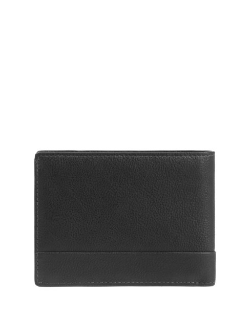 CARL Leather wallet with coin purse Black - Men&rsquo;s Wallets