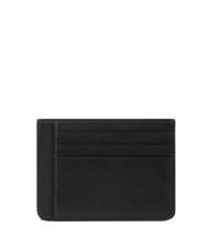 PIQUADRO DAVID Flat leather credit card holder - Men’s Wallets