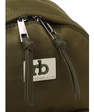 ROCCOBAROCCO GLORIA Backpack with pocket military green - Women’s Bags - 4