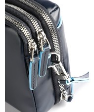 PIQUADRO BLUE SQUARE Organized leather pouch blue - Tablet holder& Organizer - 3