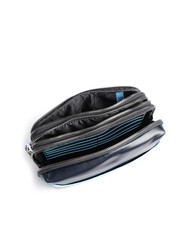 PIQUADRO BLUE SQUARE Organized leather pouch blue - Tablet holder& Organizer - 4