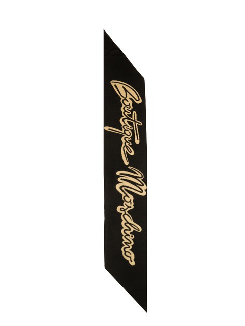 BOUTIQUE LOGO Scarf black/beige - Scarves