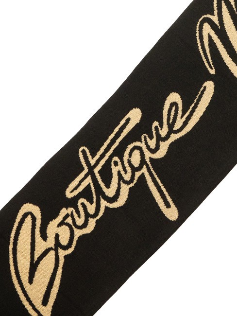 BOUTIQUE LOGO Scarf black/beige - Scarves