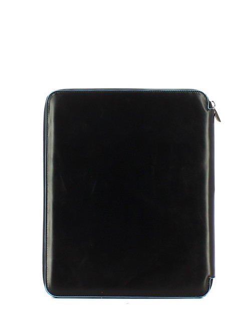 BLUE SQUARE Slim A4 size leather clipboard Black - Tablet holder& Organizer