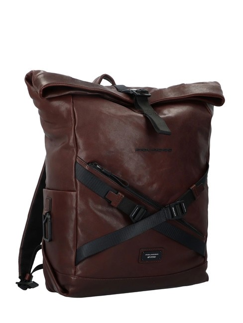 HARPER 15.6" leather laptop backpack MORO - Laptop backpacks