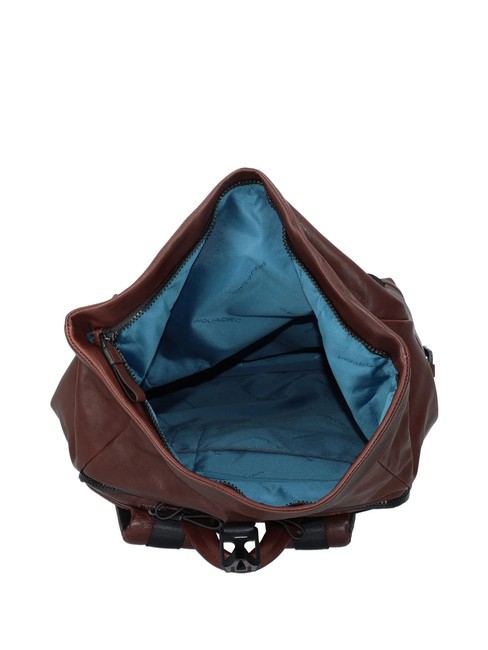 HARPER 15.6" leather laptop backpack MORO - Laptop backpacks