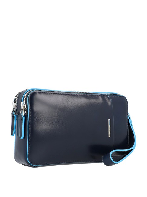 BLUE SQUARE Leather clutch bag blue - Women’s Bags