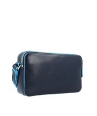 PIQUADRO BLUE SQUARE Leather clutch bag blue - Women’s Bags - 3