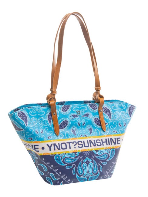 BANDANAS Medium beach shopping bag blue - Women’s Bags