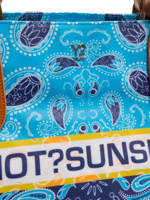 BANDANAS Medium beach shopping bag blue - Women’s Bags