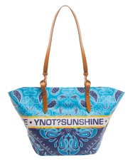 YNOT BANDANAS Medium beach shopping bag blue - Women’s Bags - 4