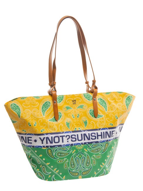 BANDANAS Large beach shopping bag green - Women’s Bags