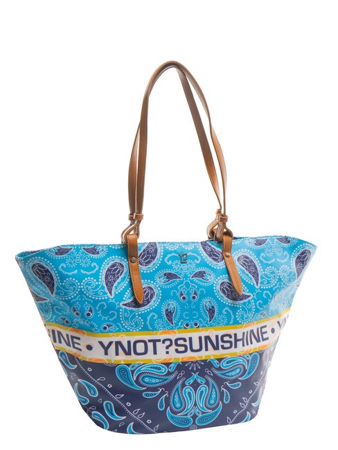 BANDANAS Large beach shopping bag blue - Women’s Bags