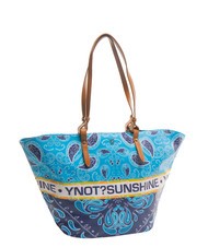 YNOT BANDANAS Large beach shopping bag blue - Women’s Bags - 2