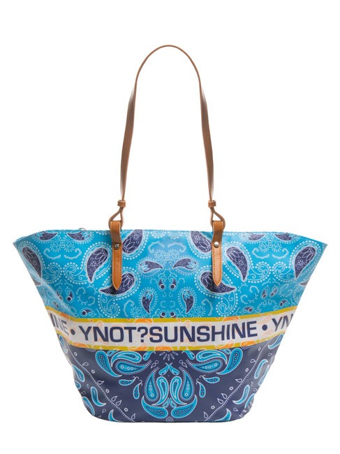 BANDANAS Large beach shopping bag blue - Women’s Bags