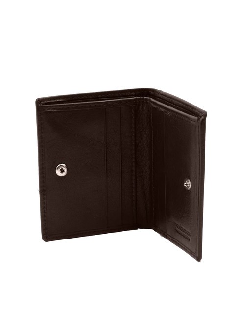 JOHN Vertical leather wallet brown - Men’s Wallets