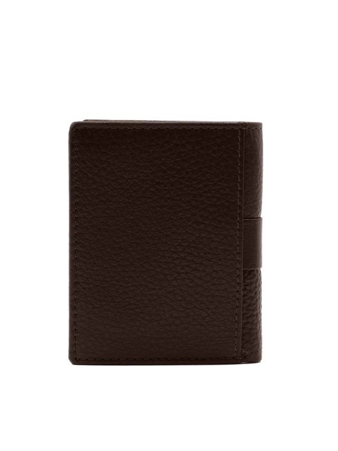 JOHN Vertical leather wallet brown - Men’s Wallets