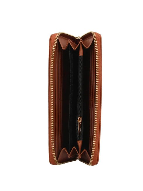 LUCE Large zip around wallet tan - Women’s Wallets
