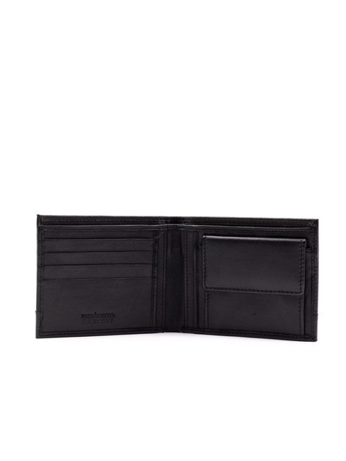 ROBERT Leather Coin Purse Wallet black - Men’s Wallets