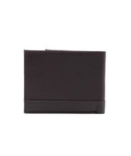 ROCCOBAROCCO ROBERT Leather wallet with flap dark brown - Men’s Wallets - 3