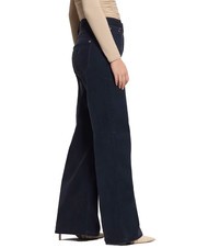 GUESS BELLFLOWER Velvet trousers blue suit - Women's Pants - 4