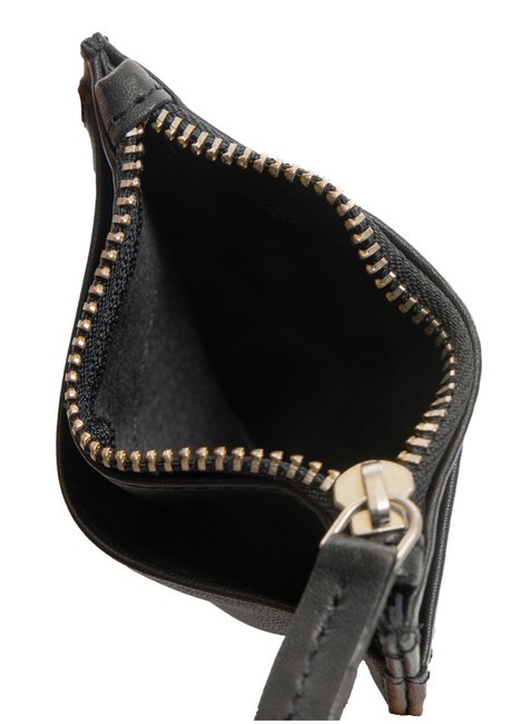 COIN Leather coin pouch black - Women’s Wallets