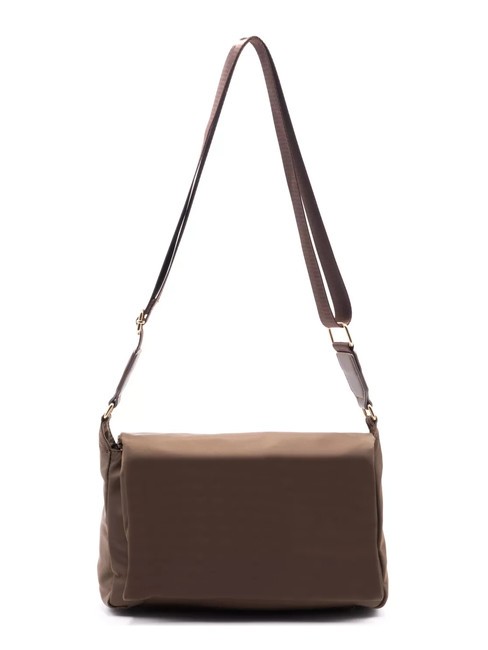 GLORIA Shoulder bag with flap dark brown - Women’s Bags