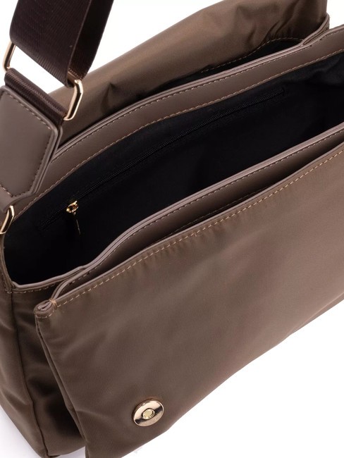 GLORIA Shoulder bag with flap dark brown - Women’s Bags