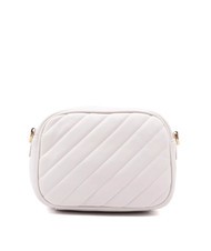 ROCCOBAROCCO GLAM Quilted camera case bag off white - Women’s Bags - 3