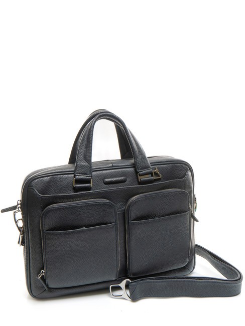 MODUS 13" Laptop Briefcase, Leather blue - Work Briefcases