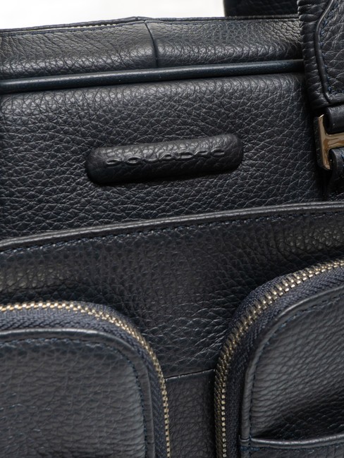 MODUS 13" Laptop Briefcase, Leather blue - Work Briefcases