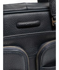 PIQUADRO MODUS 13" Laptop Briefcase, Leather blue - Work Briefcases - 3