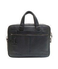 PIQUADRO MODUS 13" Laptop Briefcase, Leather blue - Work Briefcases - 4