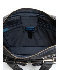PIQUADRO MODUS 13" Laptop Briefcase, Leather blue - Work Briefcases - 5
