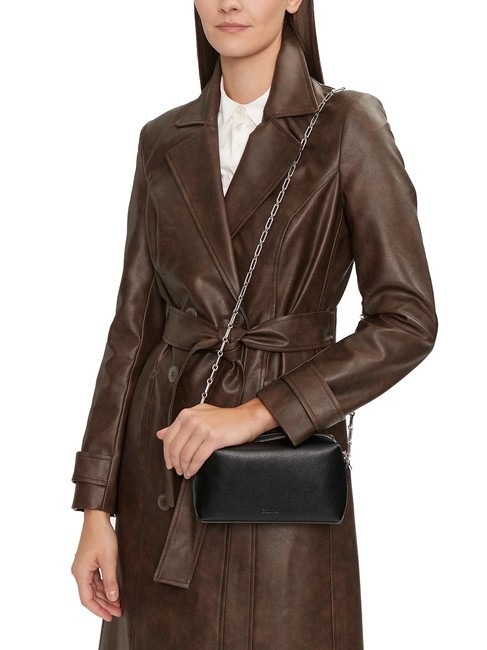 CK PLAQUE Mini shoulder bag chain pvh black - Women’s Bags