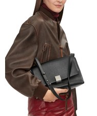 CALVIN KLEIN CK PLAQUE Medium shoulder bag pvh black - Women’s Bags - 5