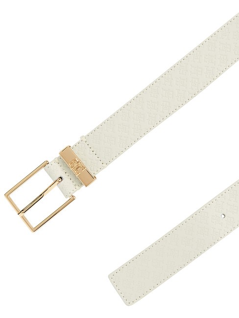 TH SQUARE MONOGRAM Leather belt sugarcane - Belts