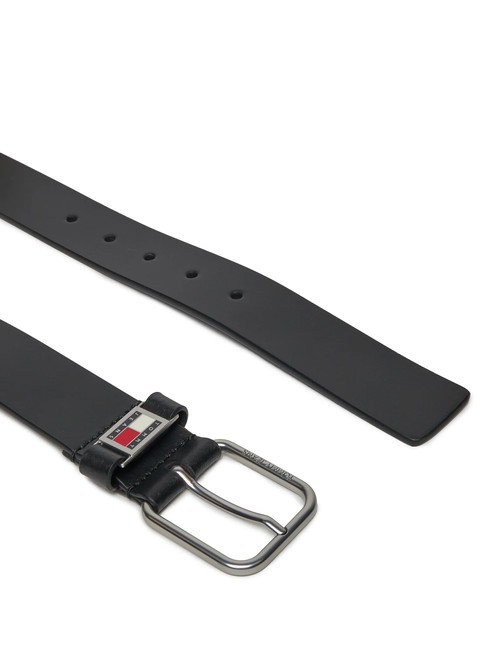 TOMMY JEANS SCANTON Leather belt black - Belts