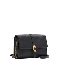 COCCINELLE DORIAN Hammered leather mini shoulder bag Black - Women&rsquo;s Bags - 2