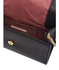 COCCINELLE DORIAN Hammered leather mini shoulder bag Black - Women&rsquo;s Bags - 5