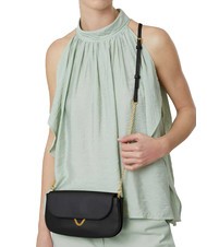 COCCINELLE DEW Small hammered leather bag Black - Women&rsquo;s Bags - 5