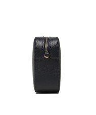 COCCINELLE TEBE Shoulder bag in textured leather midnight blue - Women&rsquo;s Bags - 3