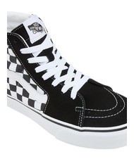 VANS SK8-HI Platform 2.0 High sneakers checkerboard/true white - Unisex shoes - 3